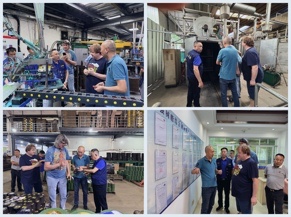 俄罗斯客商深入金利威生产一线,高品质砂轮赢得国际赞誉(图1) 俄罗斯客商深入金利威生产一线,高品质砂轮赢得国际赞誉(图1)